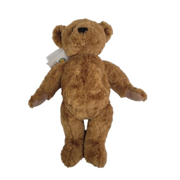 Vintage Smithsonian Institute Plush Jointed Teddy Bear Brown/Tan 16" - Picture 6 of 16